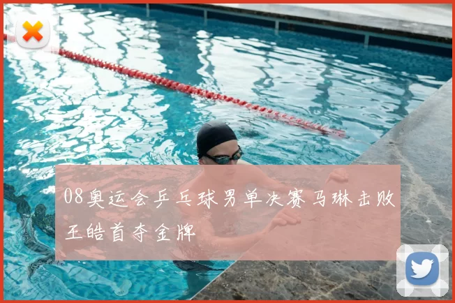 08奥运会乒乓球男单决赛马琳击败王皓首夺金牌