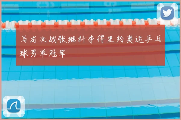 马龙决战张继科夺得里约奥运乒乓球男单冠军